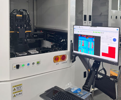 塑封后芯片六面检测分选设备